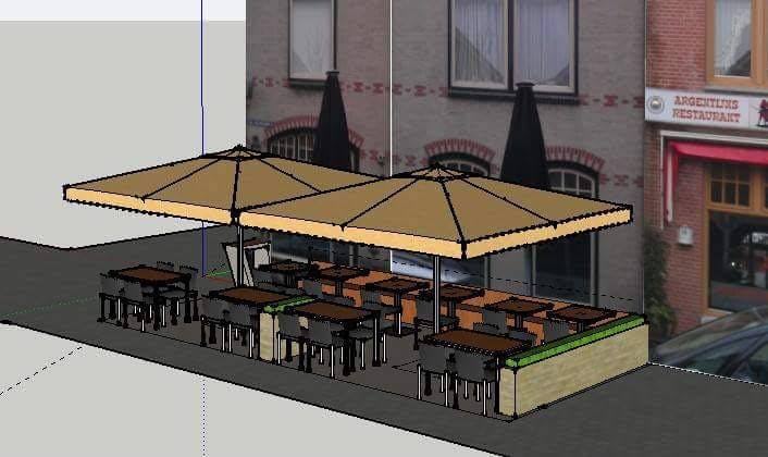 Nieuw terras voor Walzicht Woerden