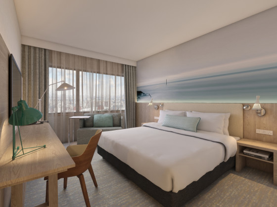 Gasten na brand terug in Marriott Hotel Den Haag