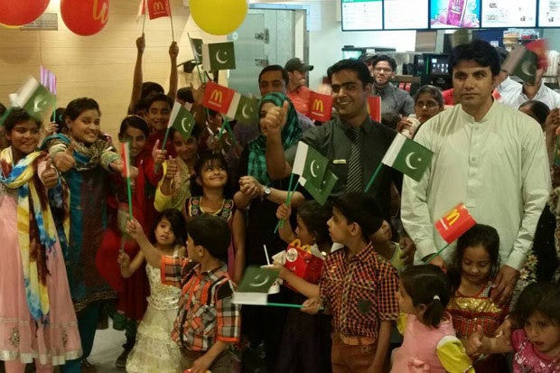 Bekritiseerde start McDonald's Pakistan