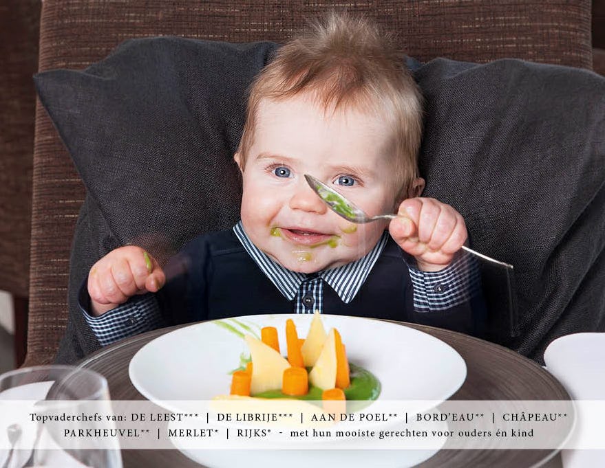 Boek babyvoeding met Michelinsterren voor goed doel