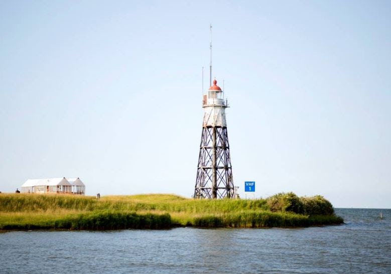 Restaurant voor Amsterdams eiland