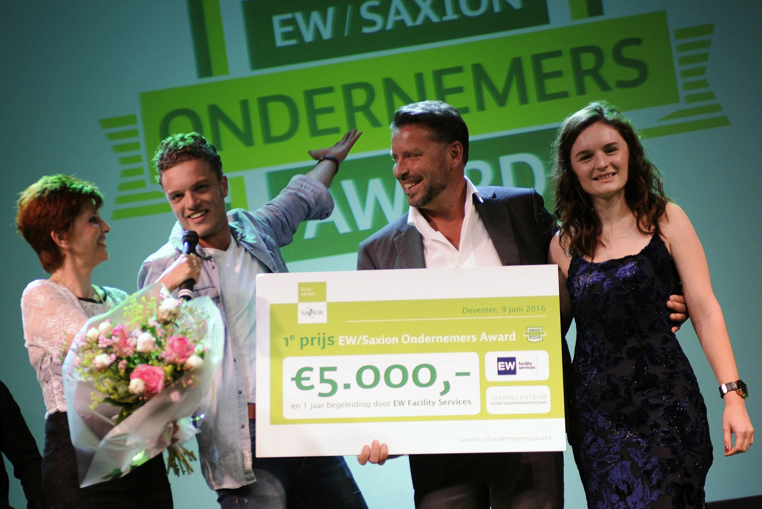 EW Facility Services en Saxion reiken voor 7e keer Ondernemers Award uit