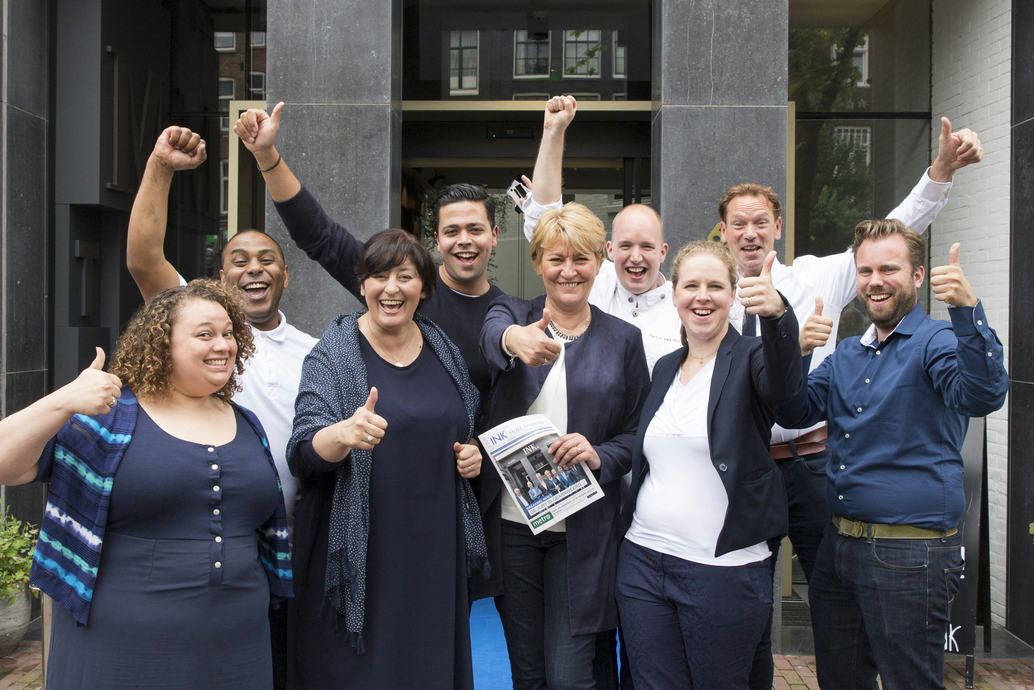 Gedreven team INK Hotel wint Dutch Hotel Award 2016