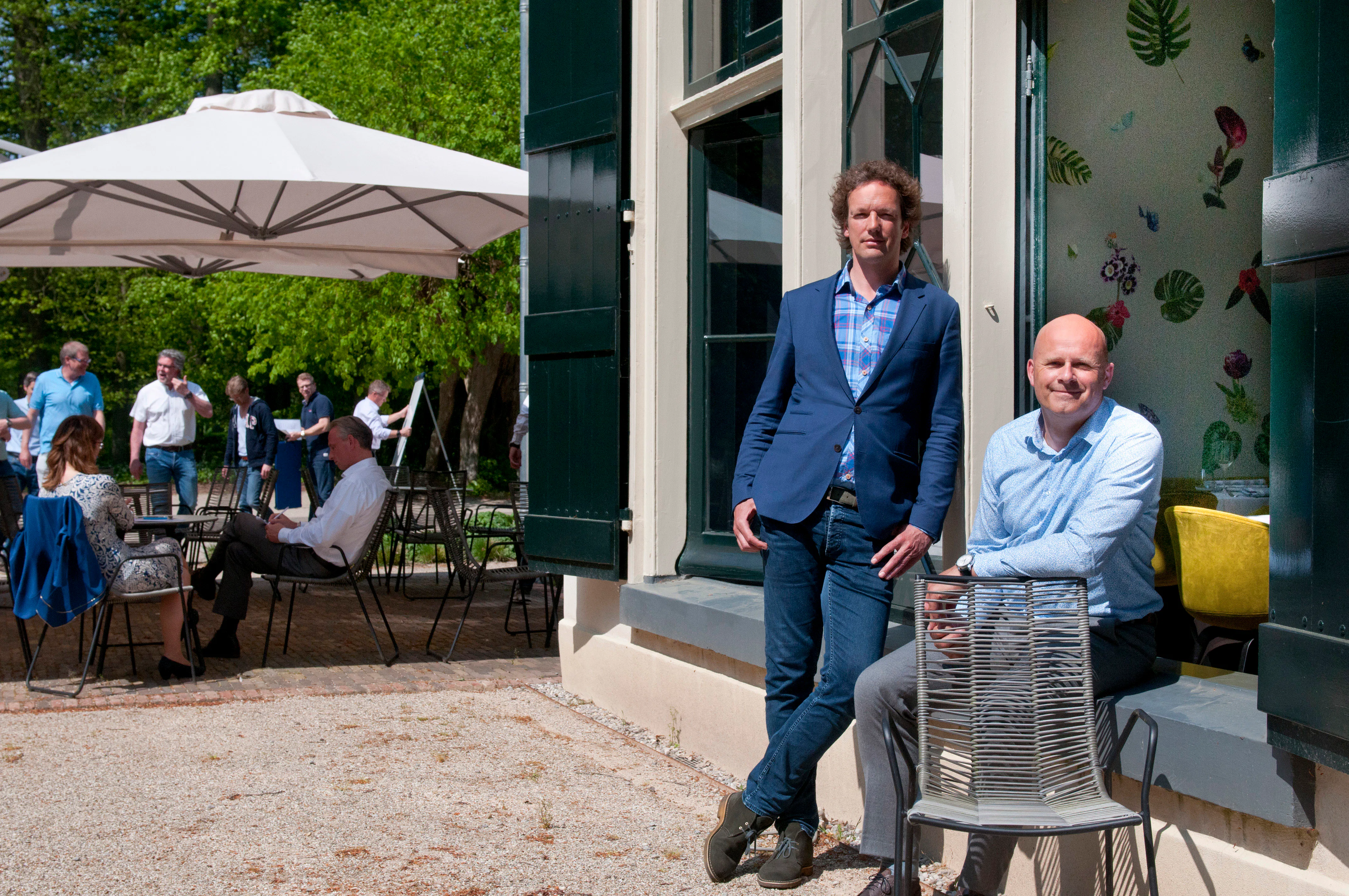 Martijn Lindhout (l) en Hans de Vries.