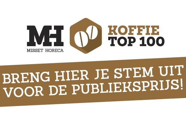 Hop aan kop in Publieksprijs Koffie Top 100 2016