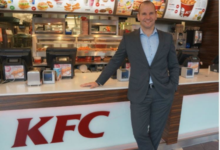 General manager KFC Mark van 't Loo: 'Nu zaak de groei te versnellen'