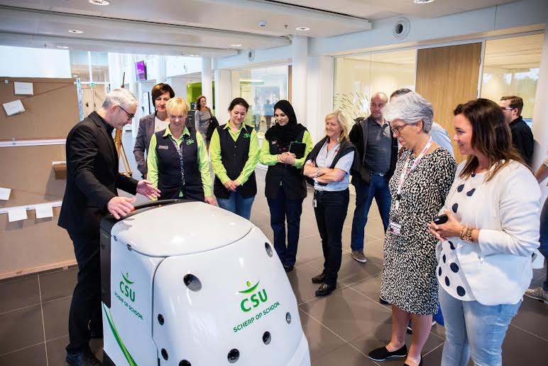 CSU presenteert schoonmaakrobot