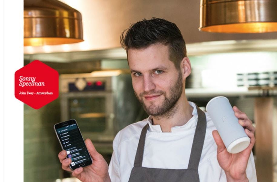 De favoriete keukenhulp van Sonny Speelman: Playlist Samsung S5 smartphone