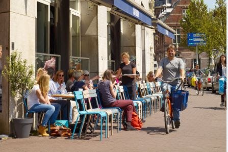 Rondje op Amsterdams terras het duurst