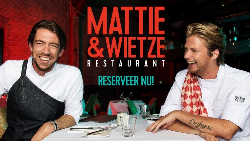 Dj's Mattie en Wietze openen restaurant