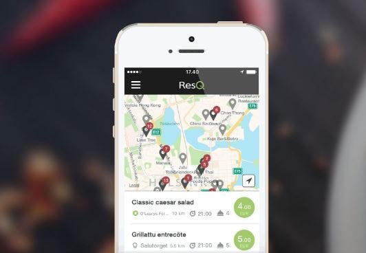 ResQ wil voedseloverschot uitbannen met app