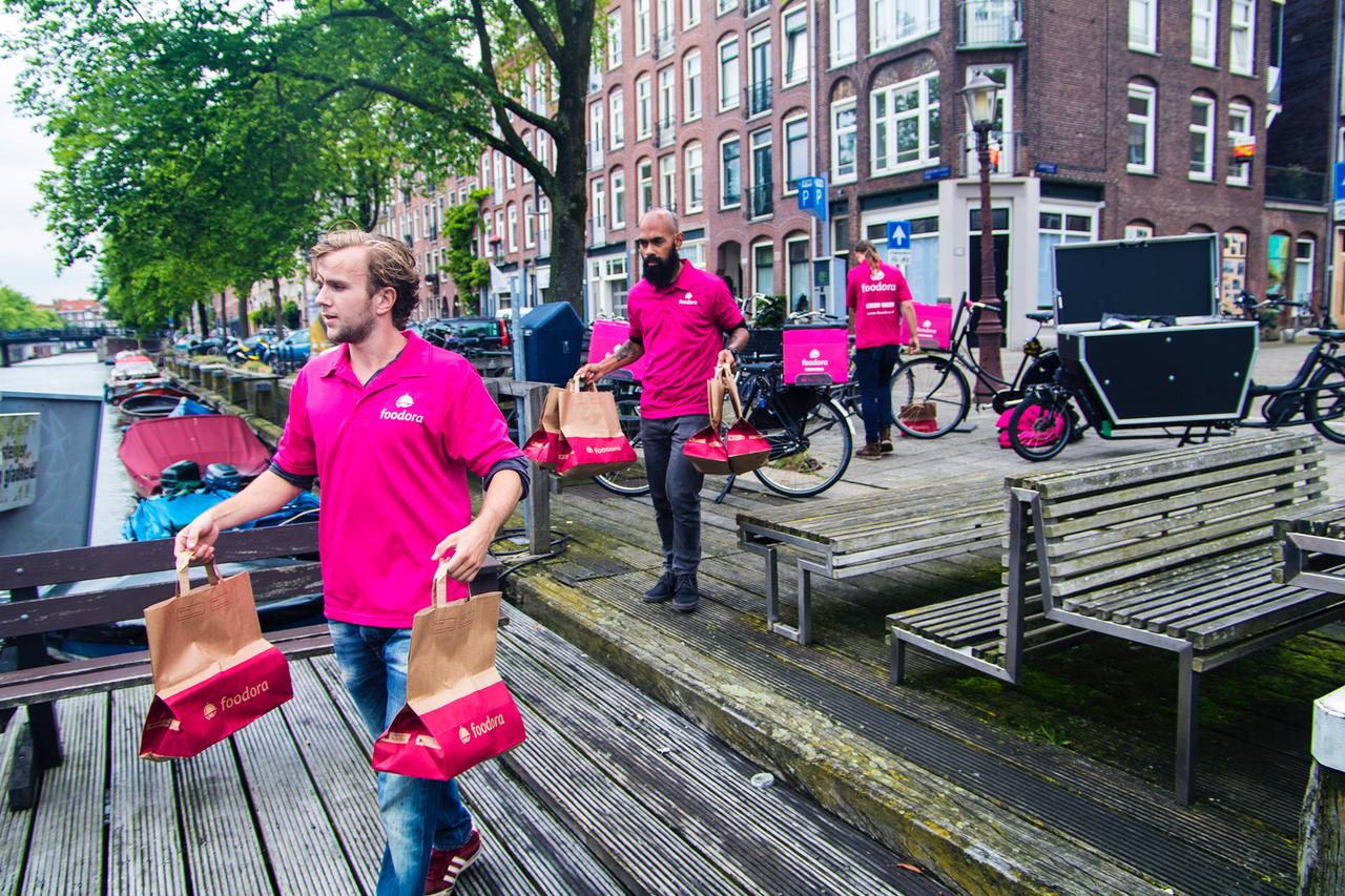 Foodora bezorgt nu ook aan boord