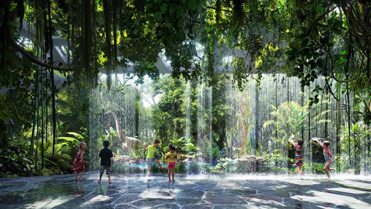 Foto’s: Hilton: hotel in Dubai met regenwoud