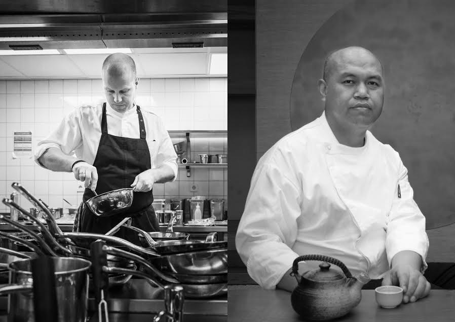 Schutte en Pan samen in vegetarische keuken