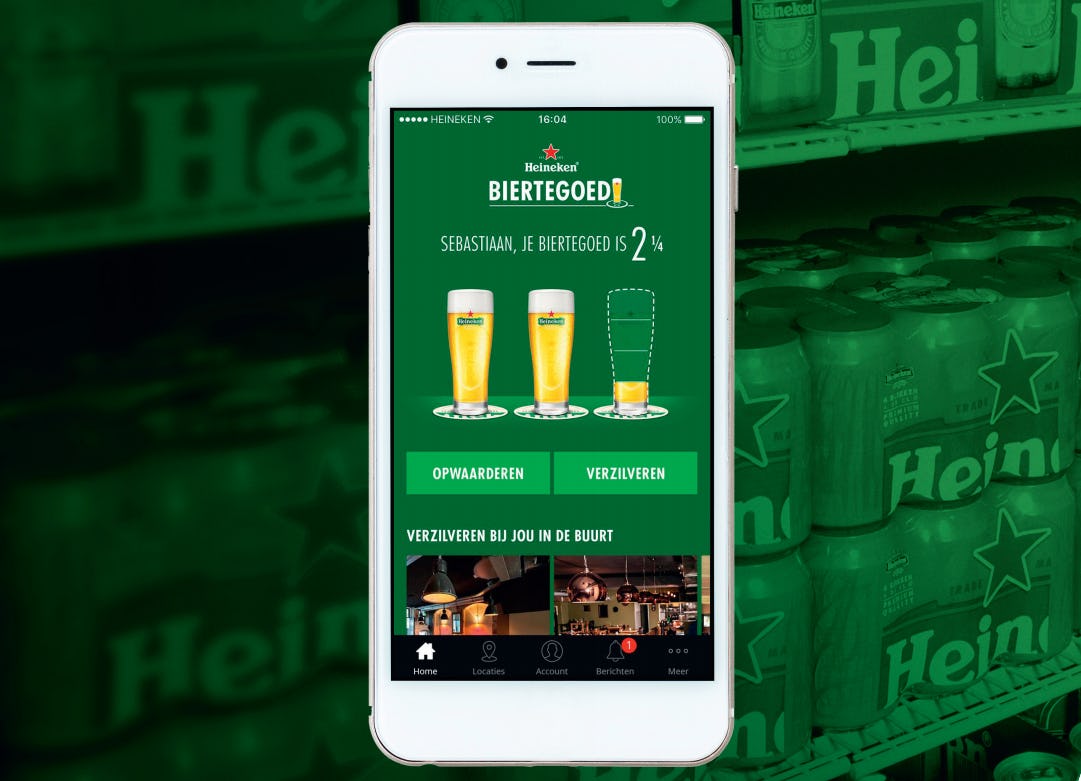 Heineken Biertegoed koppelt retail aan lokale horeca