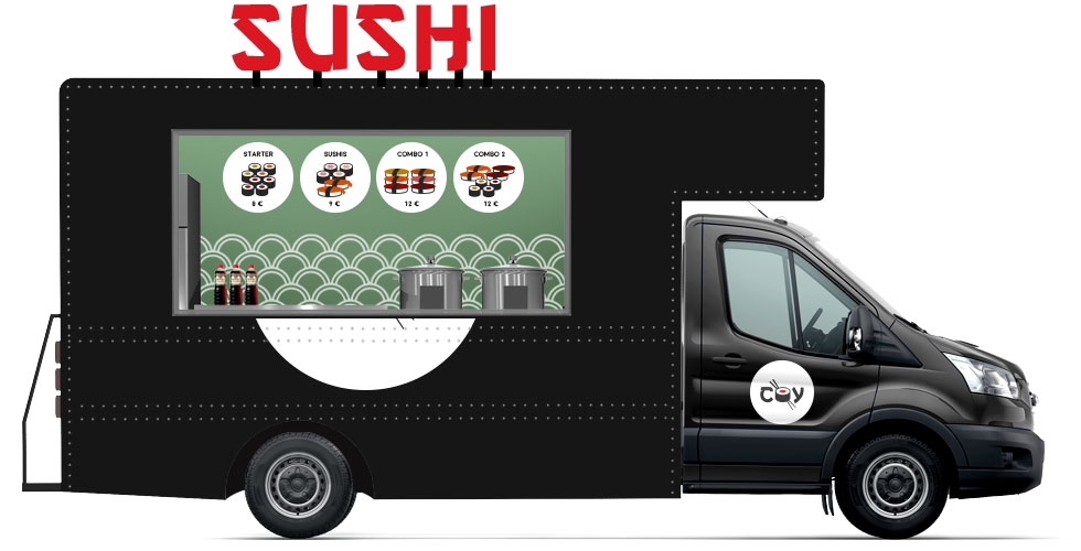 Servicedienst voor foodtrucks