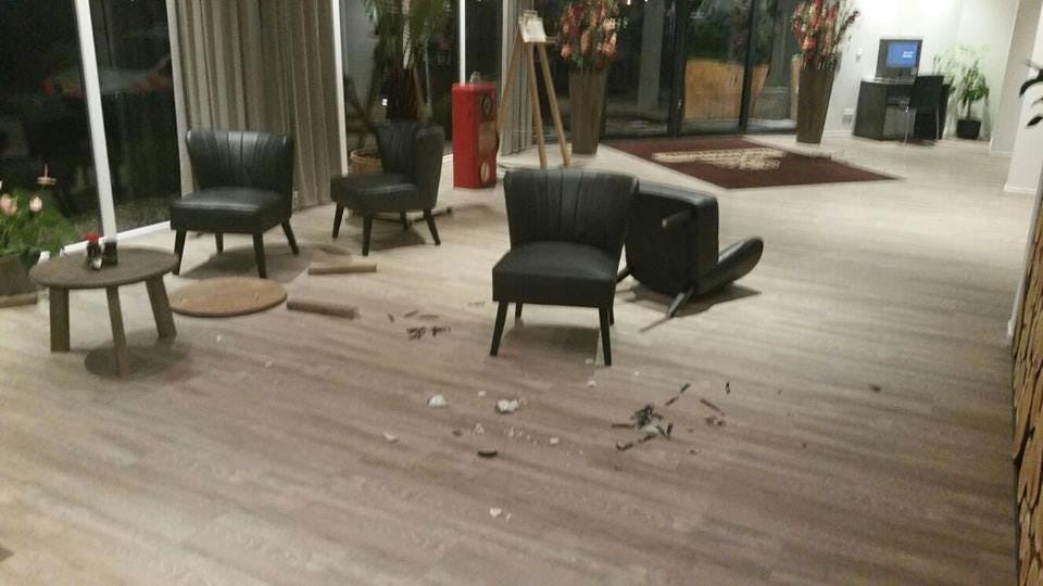 Dronken gast laat ravage achter in onbemand hotel De Achterhoek