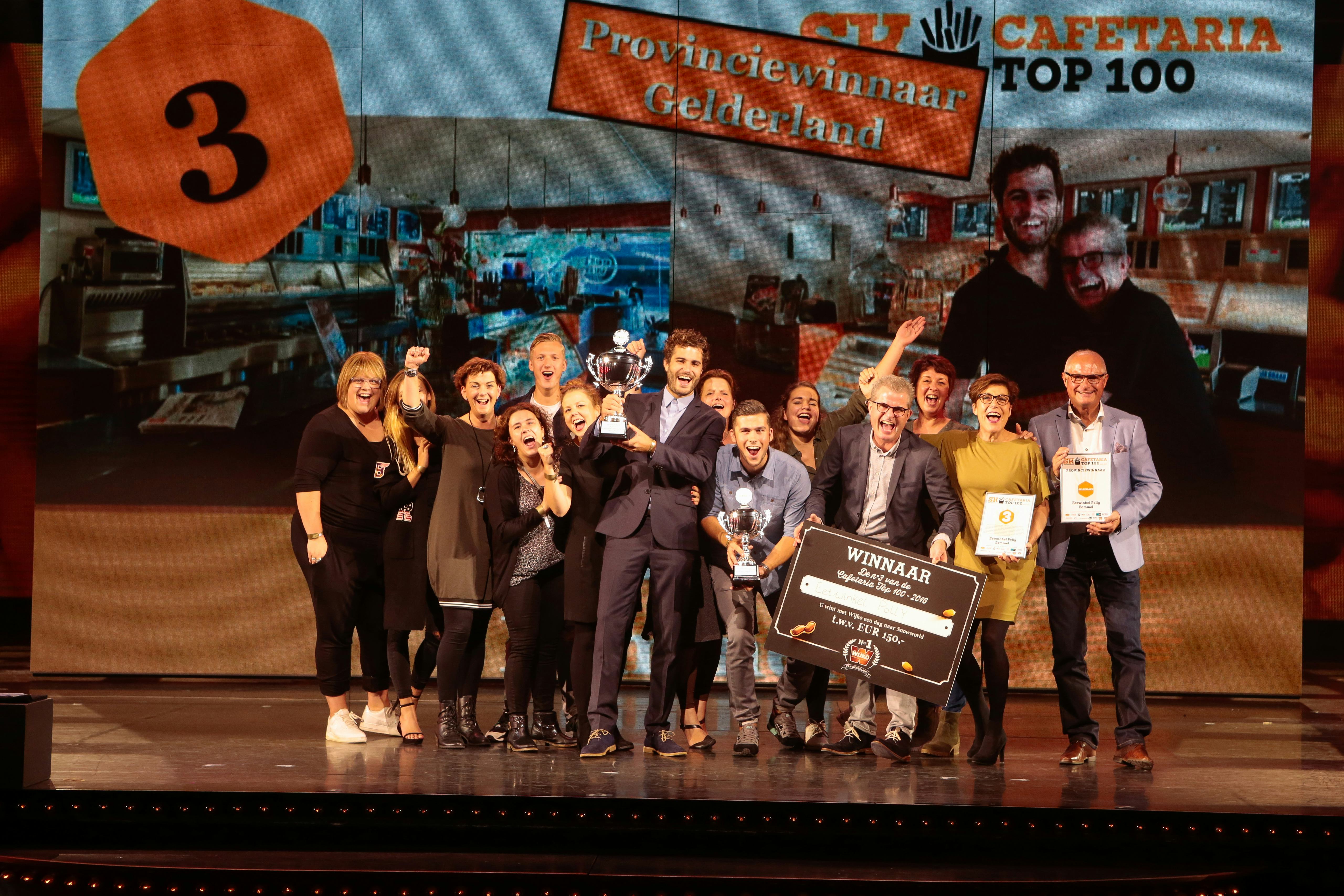 Het brons was voor Eetwinkel Polly uit Bemmel, dat daarmee ook Provinciewinnaar van Gelderland is.