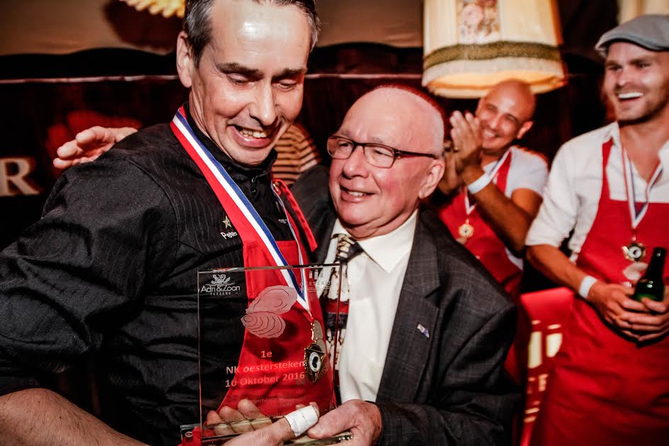 Peter Oreel kampioen oestersteken