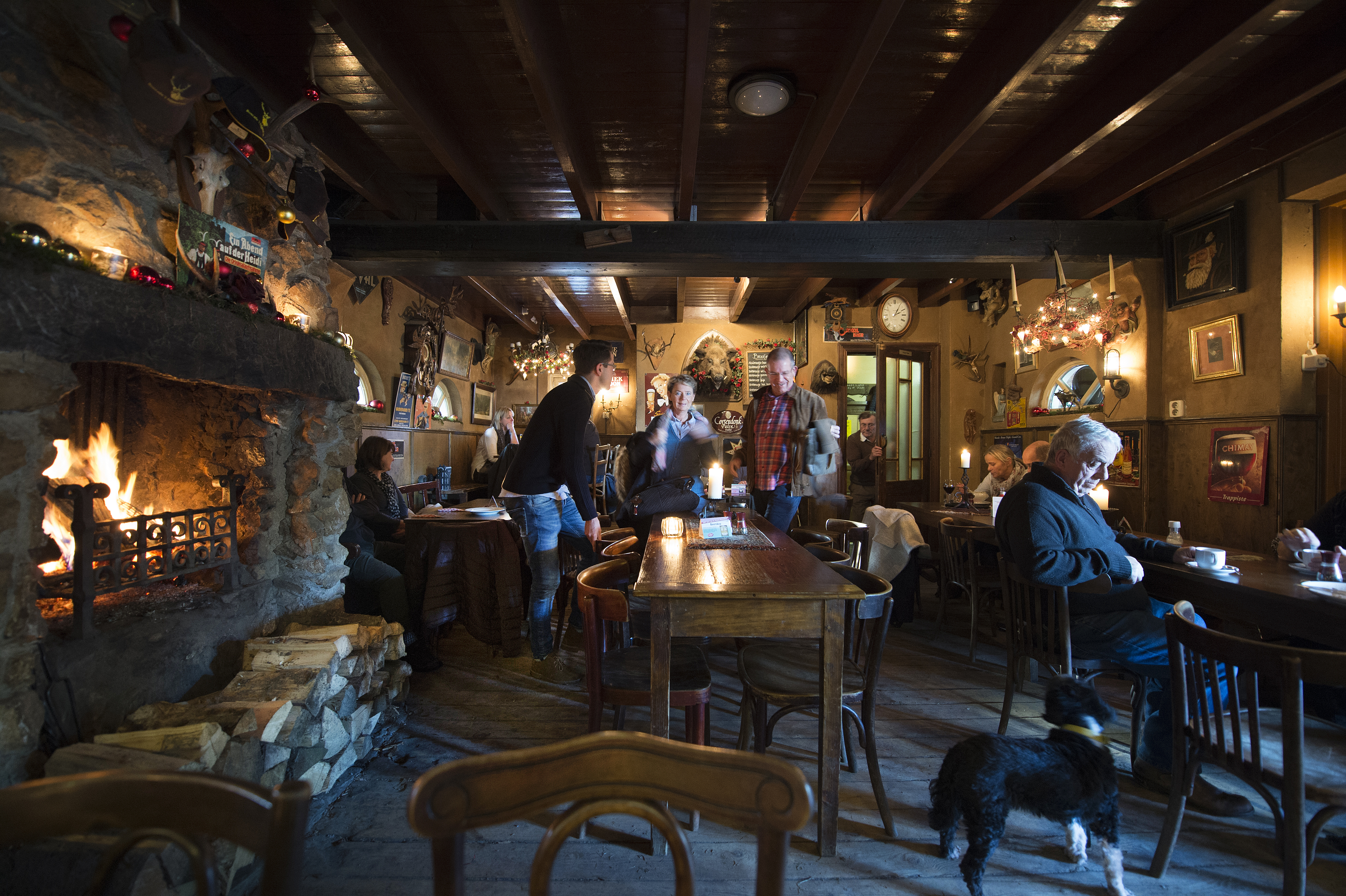 091215, Vijlen: Anja en Hank van der Vleuten van Boscafe 't Hijgend Hert. Foto: Marcel van Hoorn.