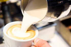 Melk en koffie: een goed huwelijk