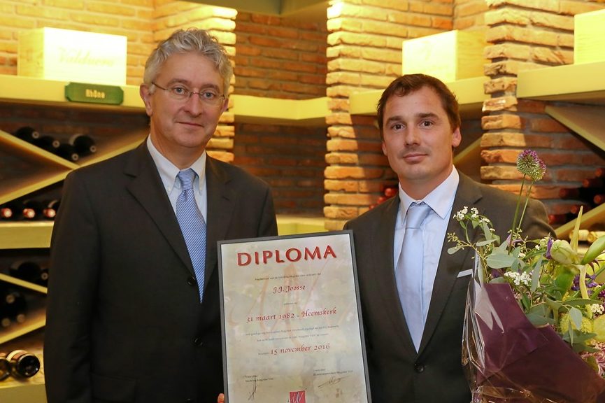 Job Joosse is 11de Magister Vini van Nederland