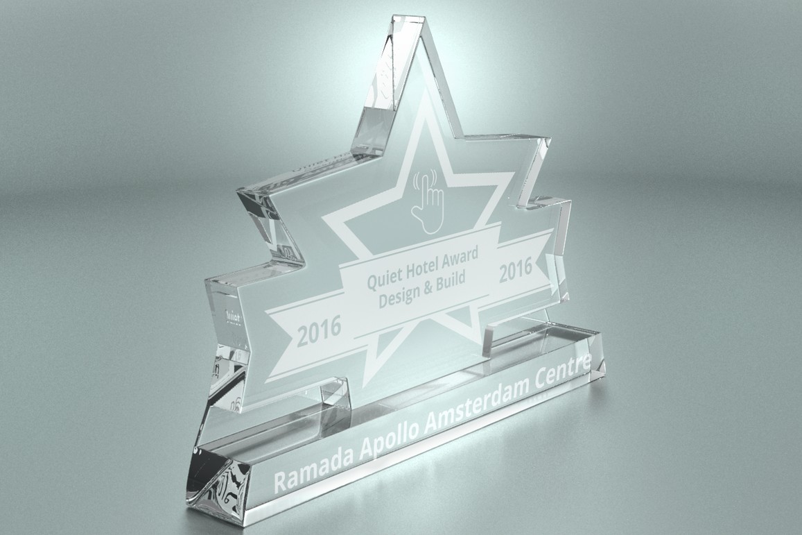 Quiet Hotel Award 2016 naar Ramada Apollo Amsterdam