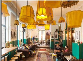 Foyer van hostel Room volledig vernieuwd