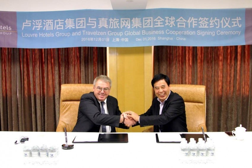 Louvre Hotels Group tekent samenwerking met Chinees Travelzen