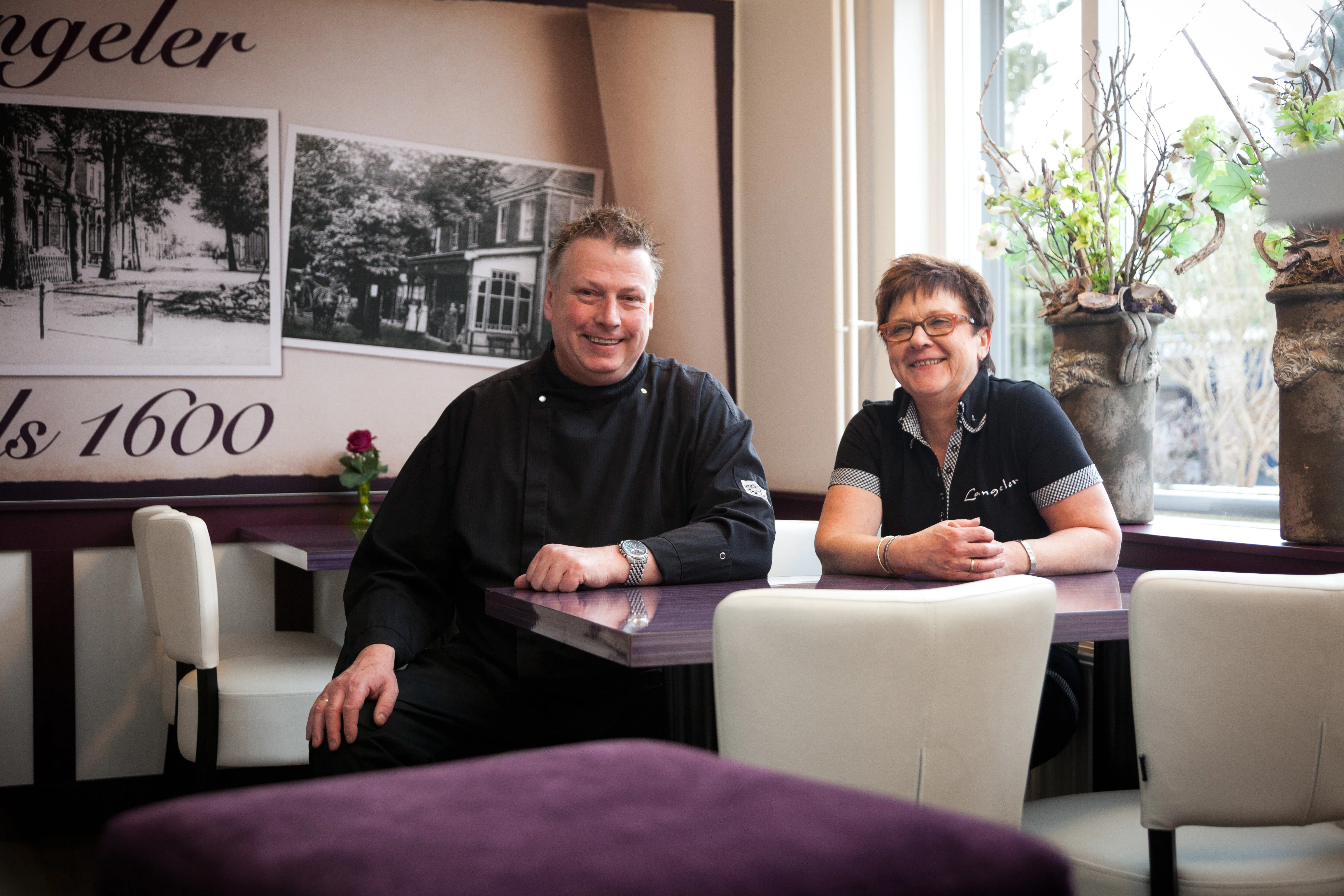 Hans en José Langeler doen voor het eerst mee aan de Cafetaria Top 100. Foto: Joris Telders