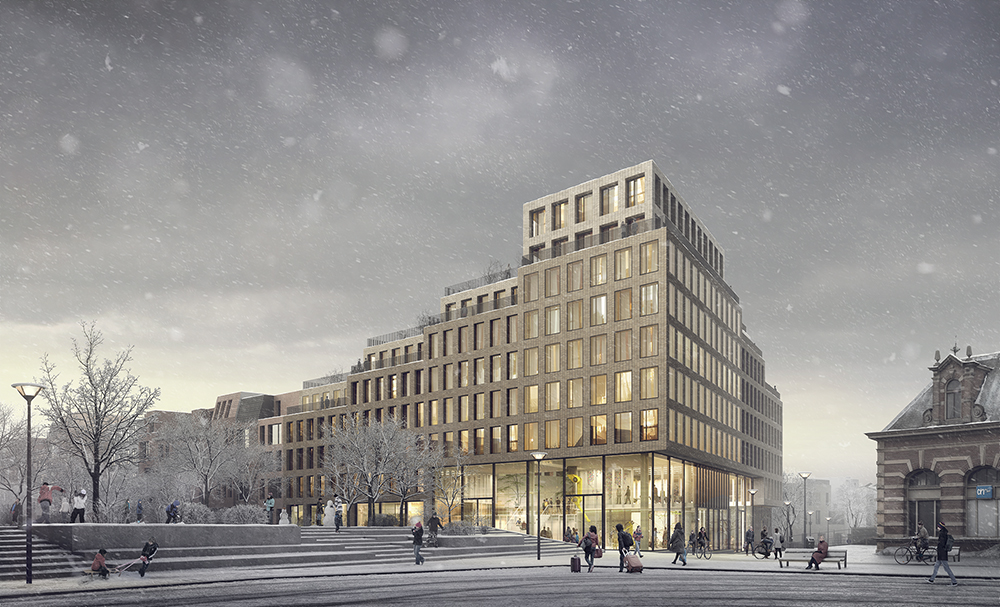 Michel Kolenbrander bij winnende hoteltender Delft