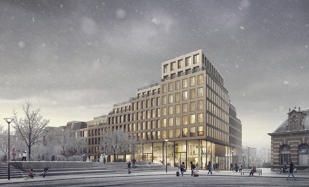 Michel Kolenbrander bij winnende hoteltender Delft