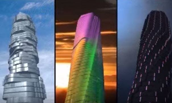 Hotel in Dubai in draaiende wolkenkrabber