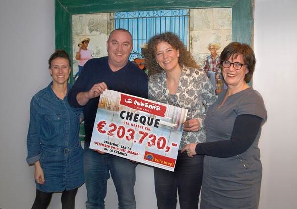 La Cubanita haalt twee ton op voor 'Villa Joep'
