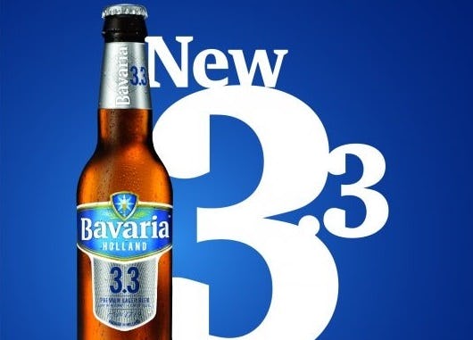 Bavaria introduceert laag alcoholisch bier: Bavaria 3.3