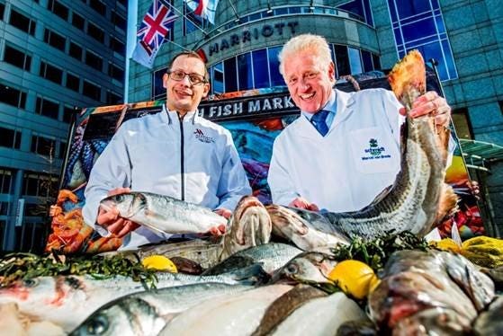 Rotterdam Marriott Hotel start Schmidt Fresh Fish Market