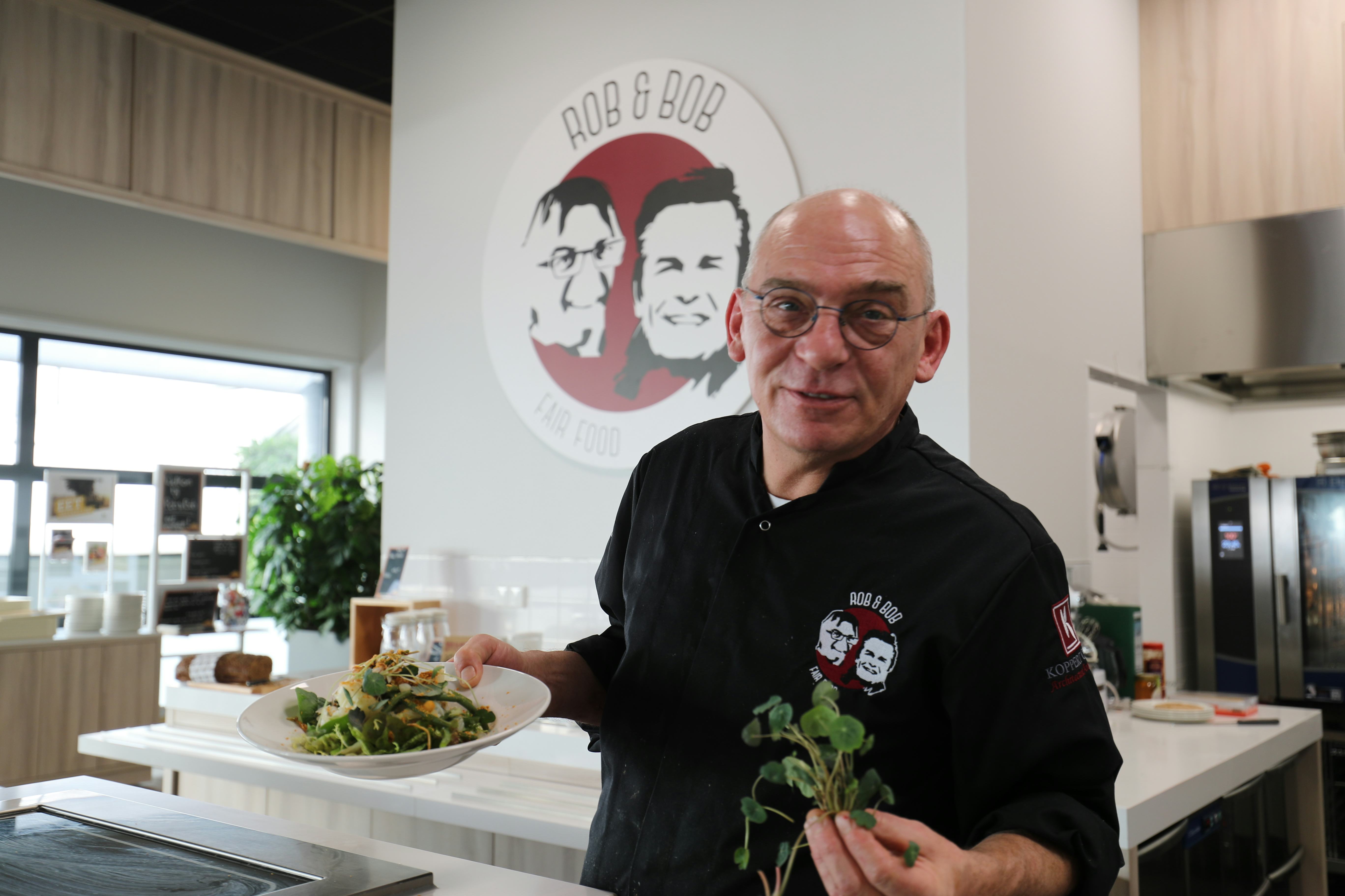 Robert van Kruijssen is de chef-kok van Rob & Bob Fair Food.