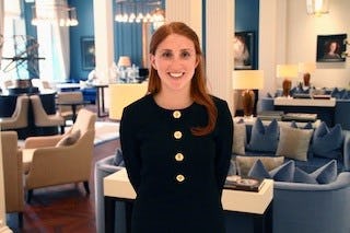 Jessica Tapfar, Waldorf Astoria Amsterdam.