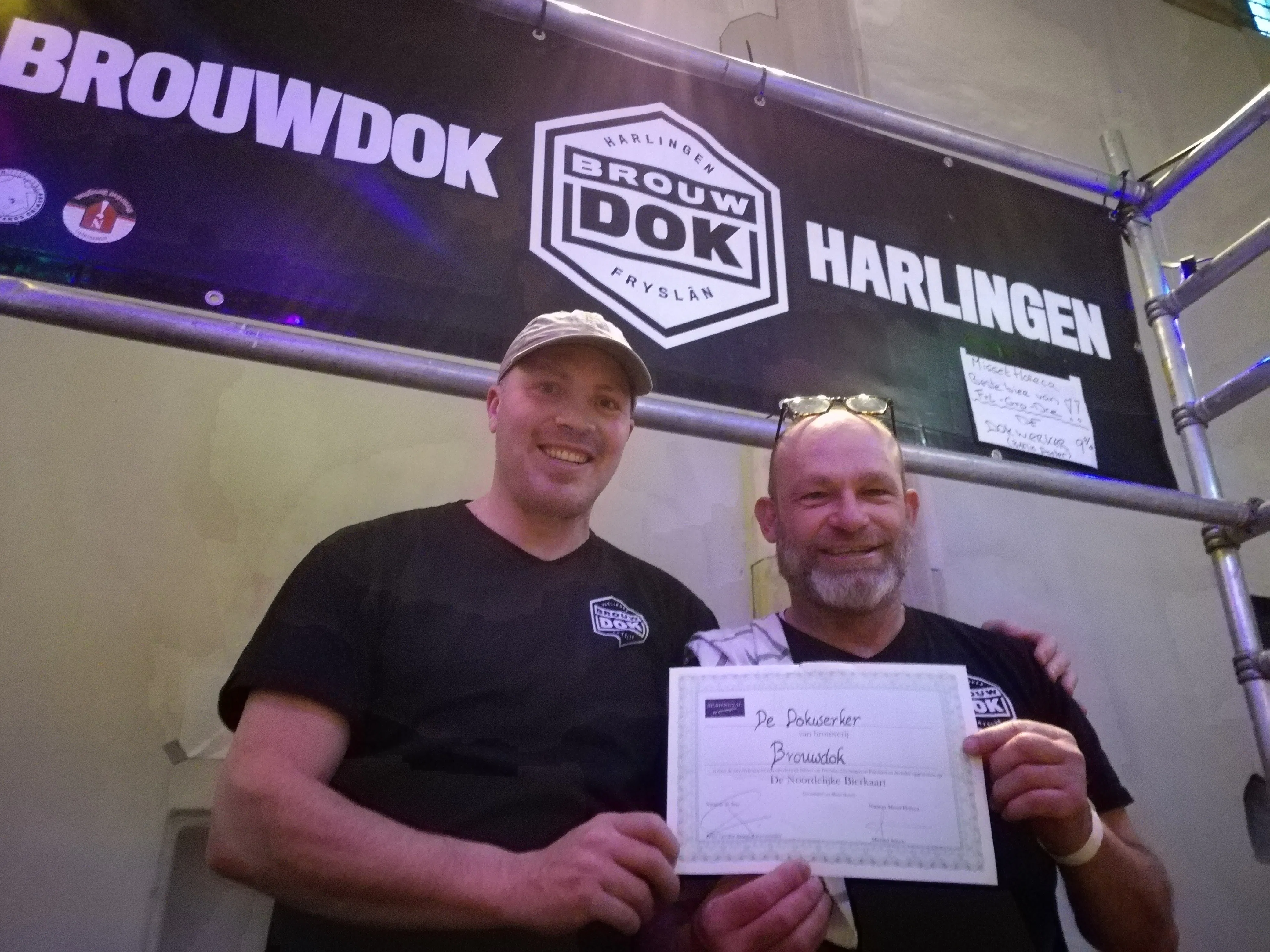 Trotse winnaars van de Noordelijke Bierkaart.