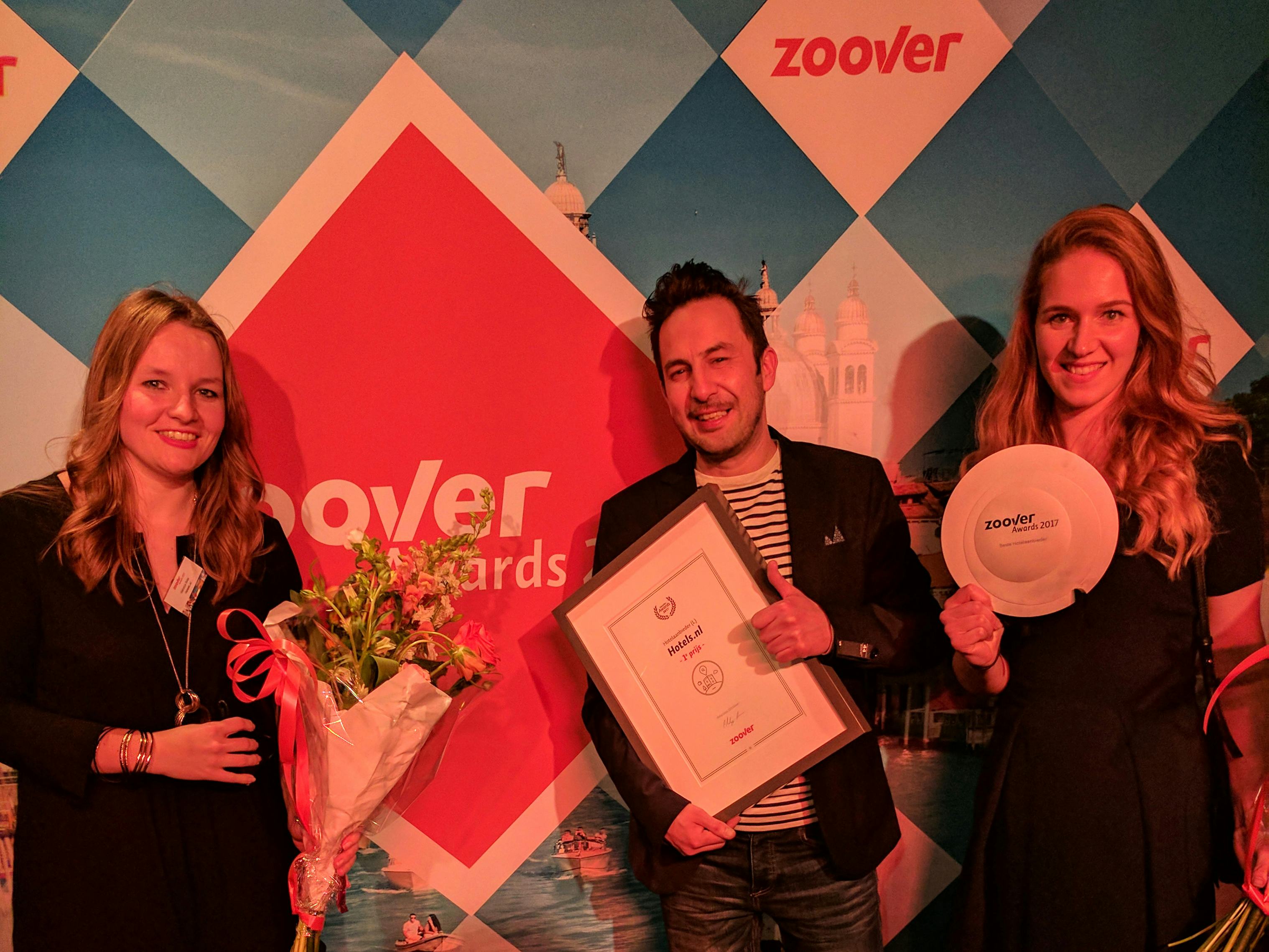 Zoover Award Hotelaanbieders voor Hotels.nl