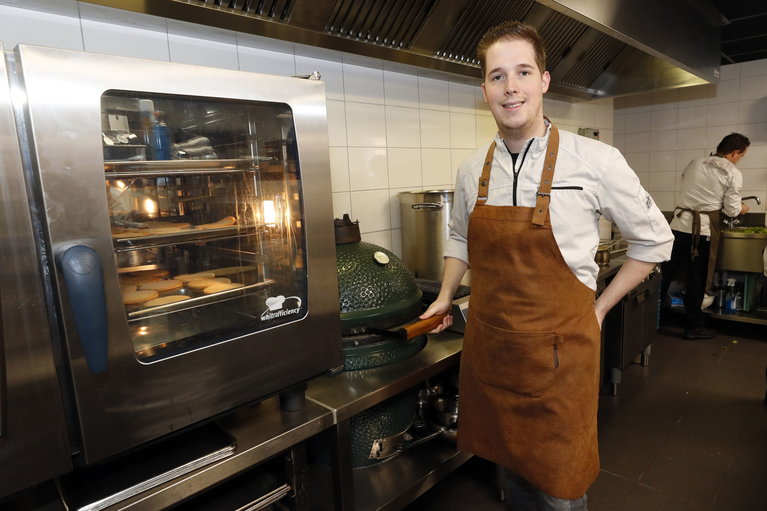 Frank van Meegen in zijn keuken in 2021. 
Fotopersburo Bert Jansen 