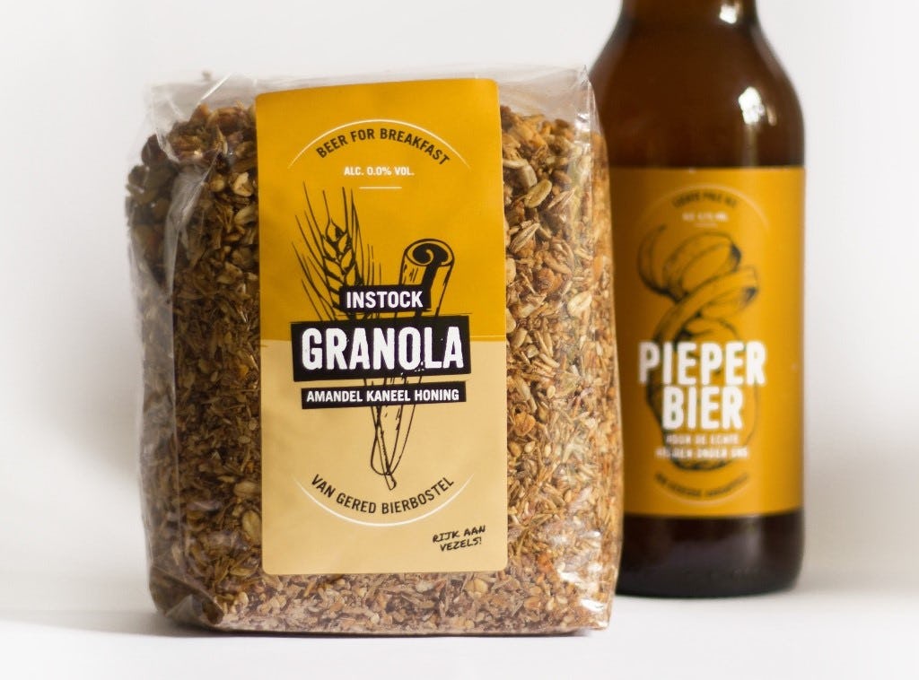 Restaurant serveert granola van overgebleven bierbostel
