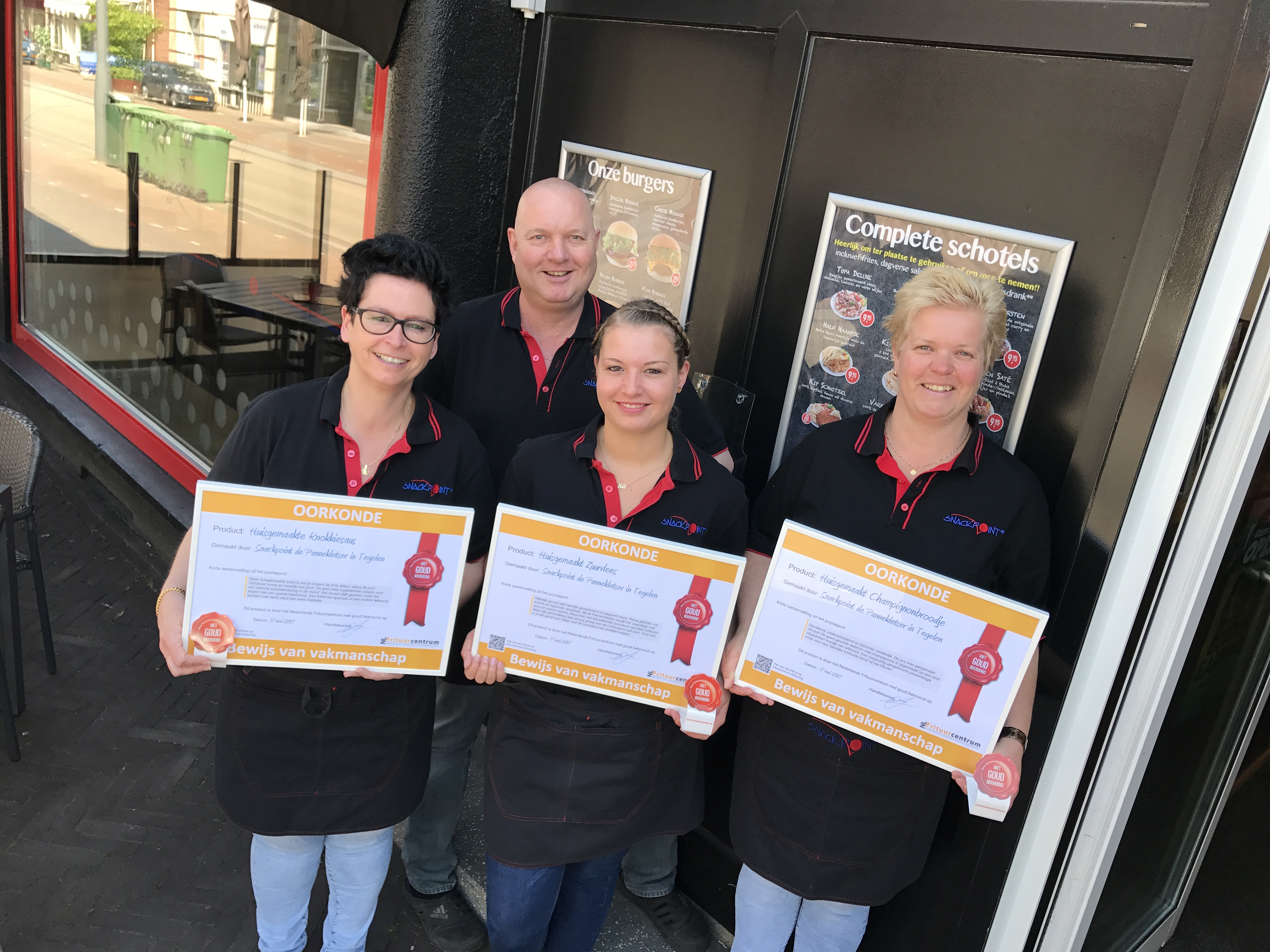 Snackpoint De Pannekletser beloond voor vakmanschap