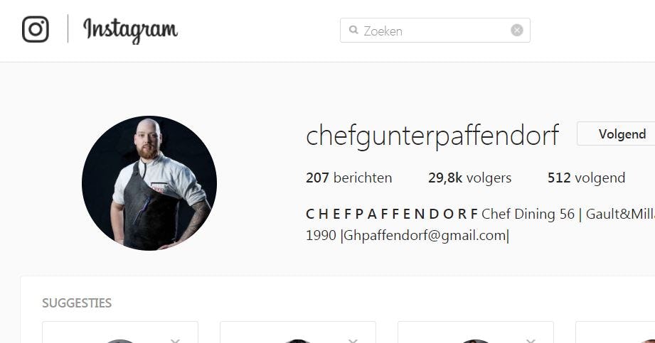 Meer halen uit Instagram? Tips van een chef-kok met 30.000 volgers