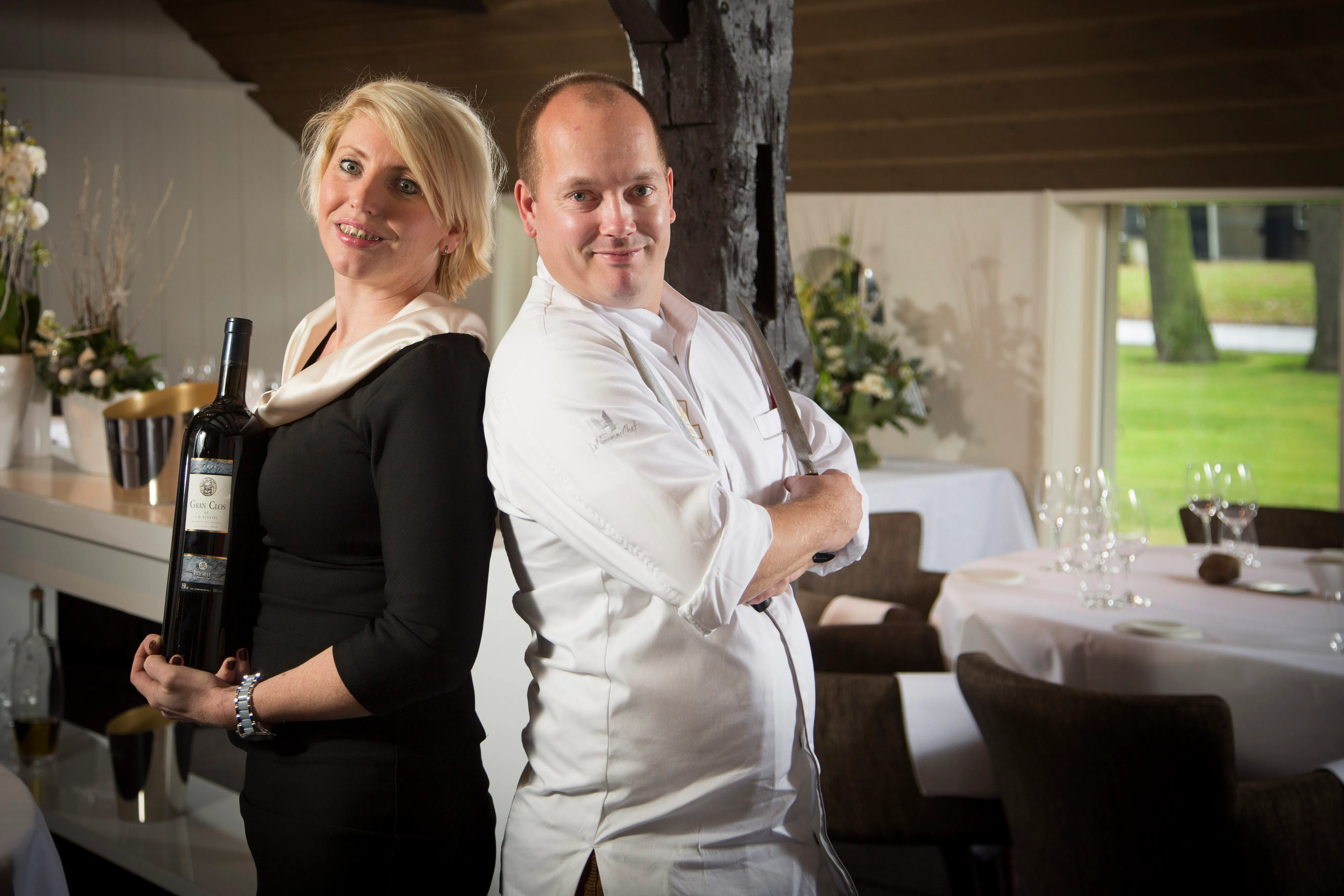 Cindy en Jarno Eggen van restaurant De Groene Lantaarn
(c) Koos Groenewold