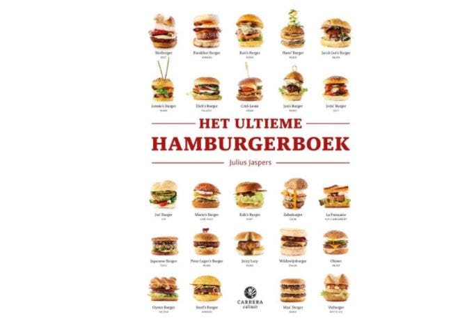 Julius Jaspers komt met 'Het ultieme Hamburgerboek'