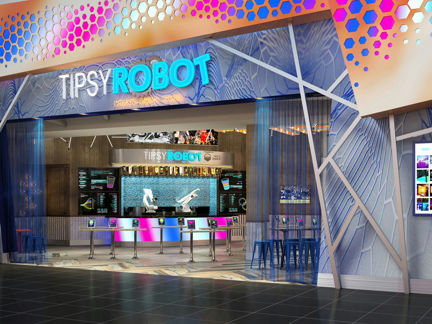 Robotcafé 'Tipsy Robot' opent deuren