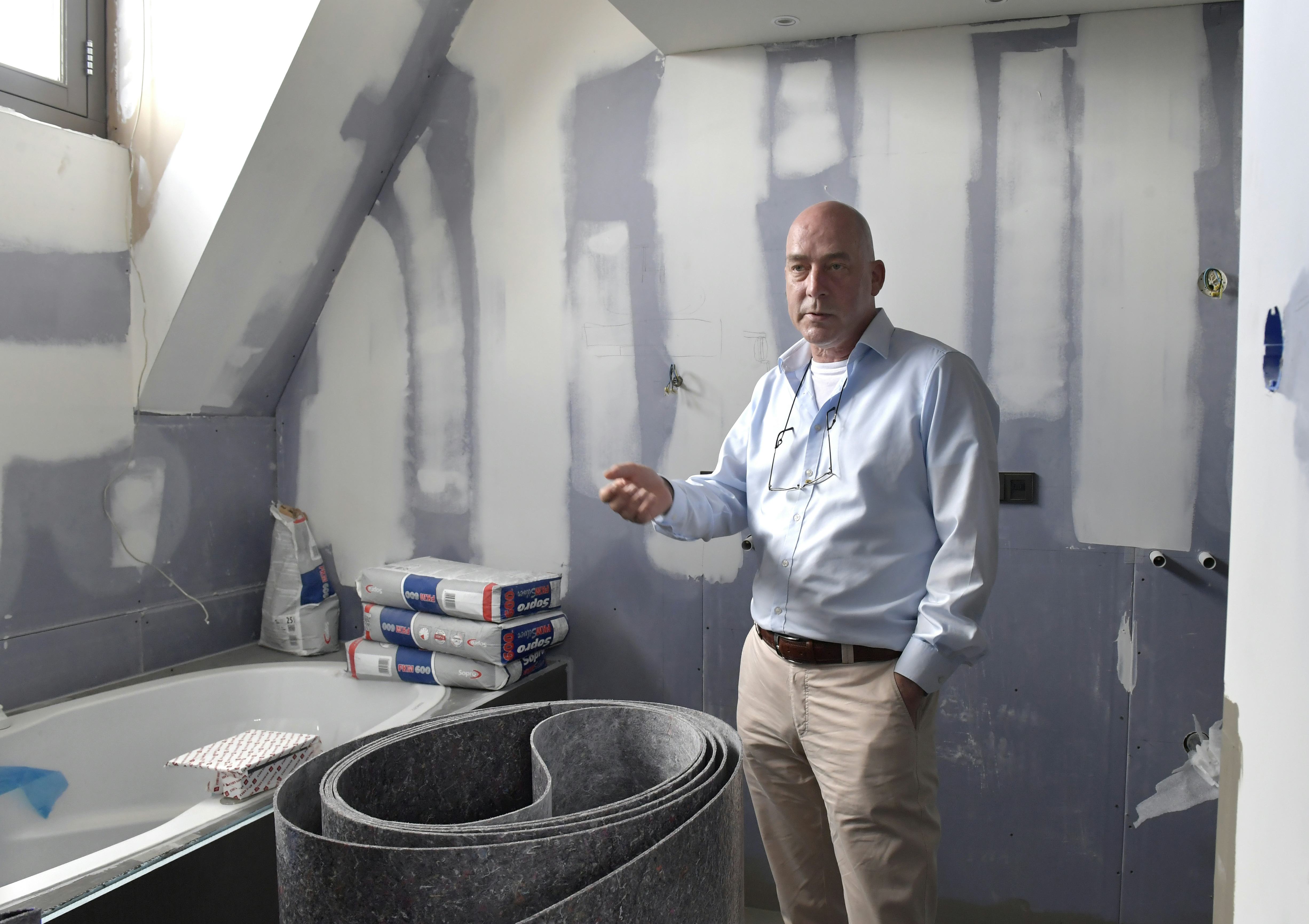 Eric Toren in TwentySeven waar nu flink wordt verbouwd. Foto: Fotoburo Dijkstra