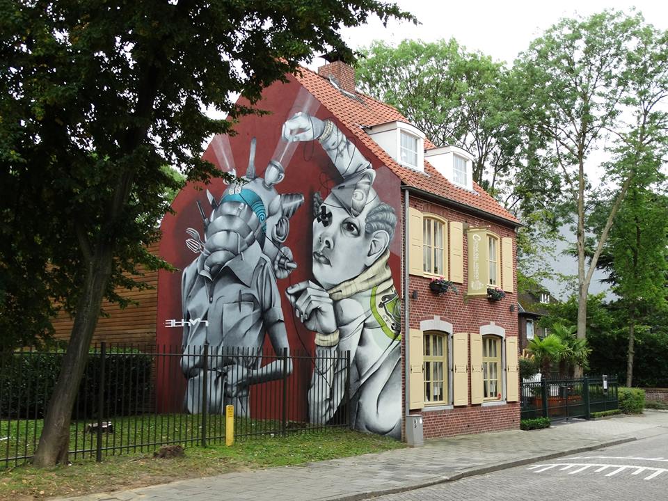 Graffitikunstenaars krijgen vrije hand in sterrestaurant Cucina del Mondo