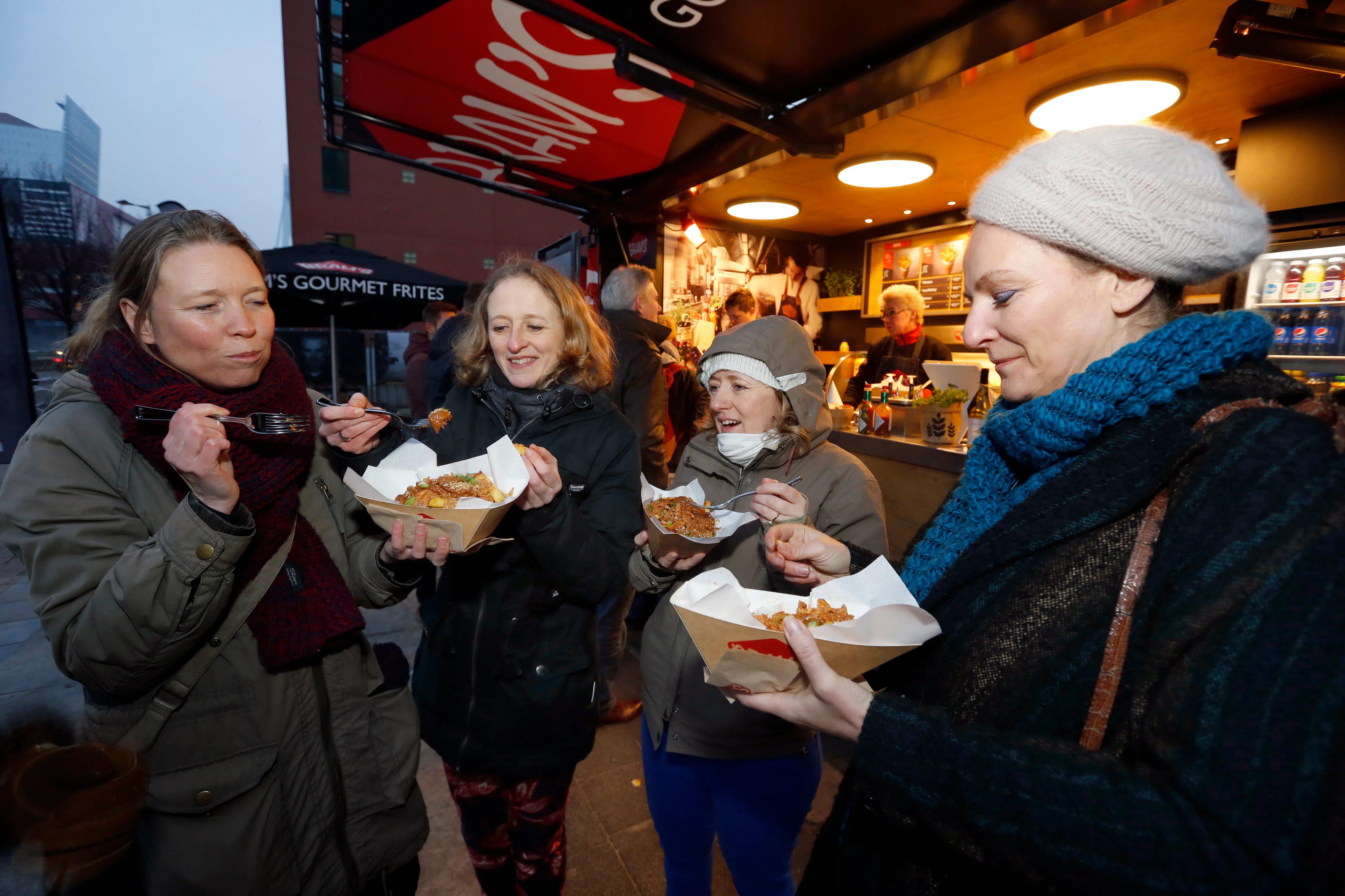 De eerste zeecontainer van Bram's Gourmet Frites opende in september 2016 in Rotterdam. (C)Roel Dijkstra-Vlaardingen
Bram's Gourmette - Posthumalaan Rotterdam -